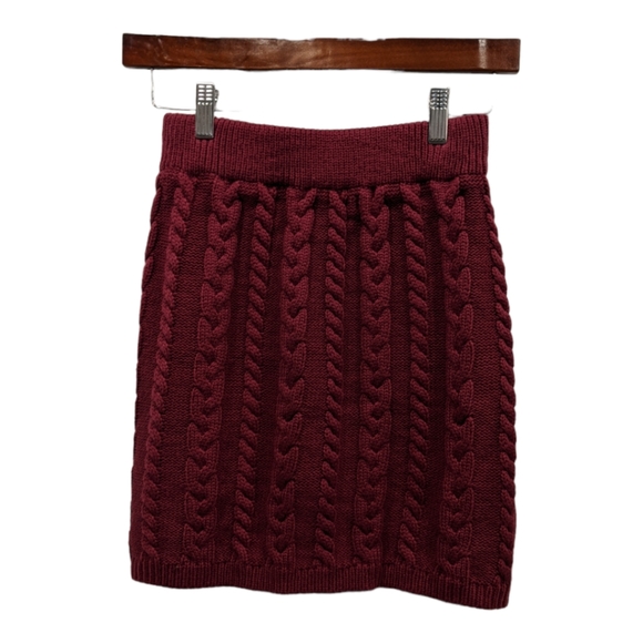 Fashion Nova Close To You Crop Top Mini Skirt Set in Mulberry in Size M - Picture 7 of 7